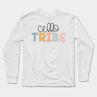 Cello Tribe Muted Pastels Long Sleeve T-Shirt